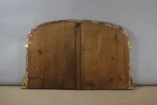 VICTORIAN GILT WOOD ARCH TOP OVERMANTLE MIRROR - ADDITIONAL PHOTO 6