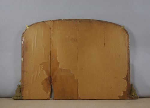 VICTORIAN GILT WOOD ARCH TOP OVERMANTLE MIRROR - ADDITIONAL PHOTO 6