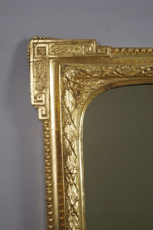 VICTORIAN GILT OVERMANTLE MIRROR - ADDITIONAL PHOTO 3