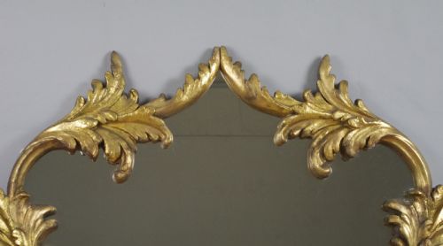 FRENCH GILT LARGE OVERMANTLE MIRROR - ADDITIONAL PHOTO 3