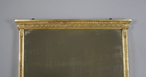 VICTORIAN GILT WOOD OVERMANTLE MIRROR - ADDITIONAL PHOTO 1