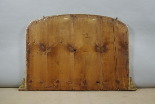 VICTORIAN GILT WOOD ARCH TOP OVERMANTLE MIRROR - ADDITIONAL PHOTO 6