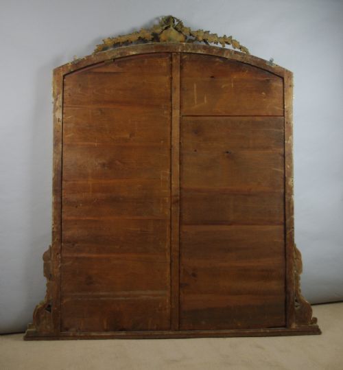 VICTORIAN GILT LARGE OVERMANTLE MIRROR - ADDITIONAL PHOTO 8