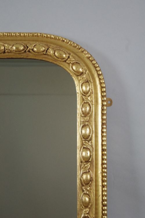 VICTORIAN GILT LARGE OVERMANTLE MIRROR - ADDITIONAL PHOTO 3