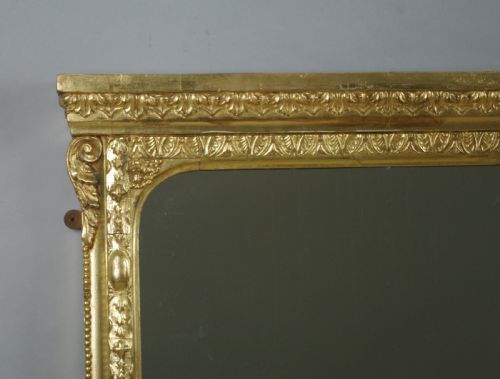 VICTORIAN GILT OVERMANTLE MIRROR - ADDITIONAL PHOTO 2