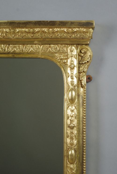 VICTORIAN GILT OVERMANTLE MIRROR - ADDITIONAL PHOTO 3
