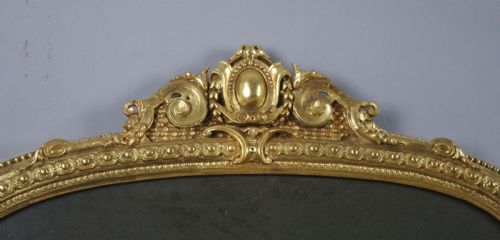 VICTORIAN GILT ARCH TOP OVERMANTLE MIRROR - ADDITIONAL PHOTO 2