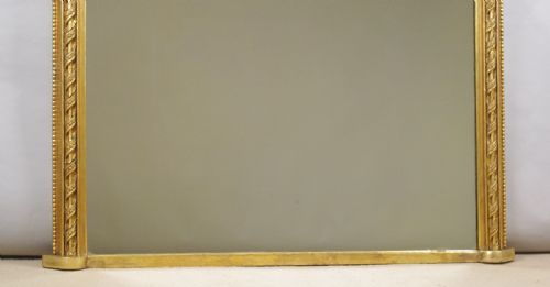 VICTORIAN GILT LARGE ARCH TOP OVERMANTLE MIRROR - ADDITIONAL PHOTO 6