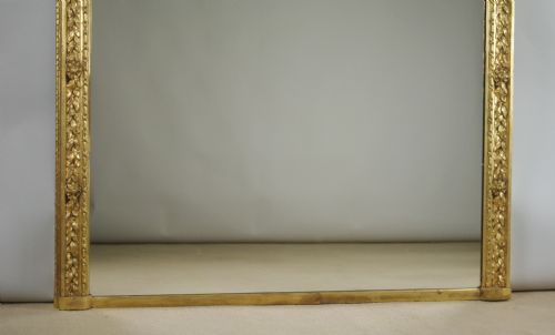 VICTORIAN GILT LARGE ARCH TOP OVERMANTLE MIRROR - ADDITIONAL PHOTO 6