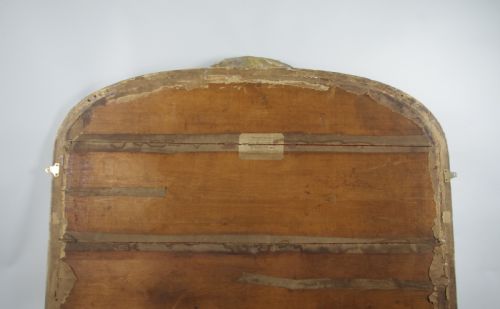 VICTORIAN GILT LARGE ARCH TOP OVERMANTLE MIRROR - ADDITIONAL PHOTO 9