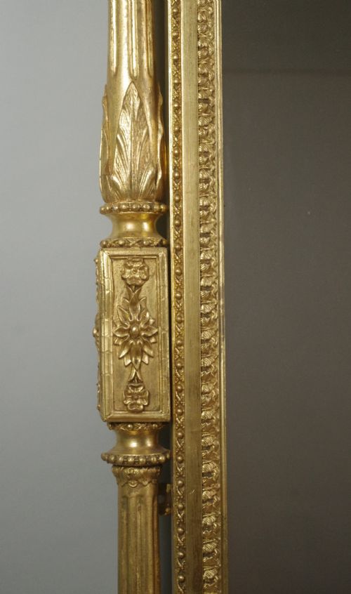 VICTORIAN GILT LARGE OVERMANTLE MIRROR - ADDITIONAL PHOTO 11