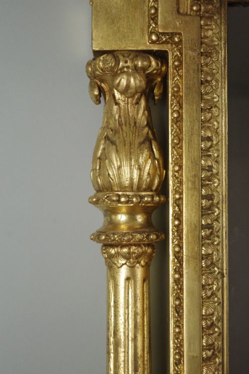VICTORIAN GILT LARGE OVERMANTLE MIRROR - ADDITIONAL PHOTO 13