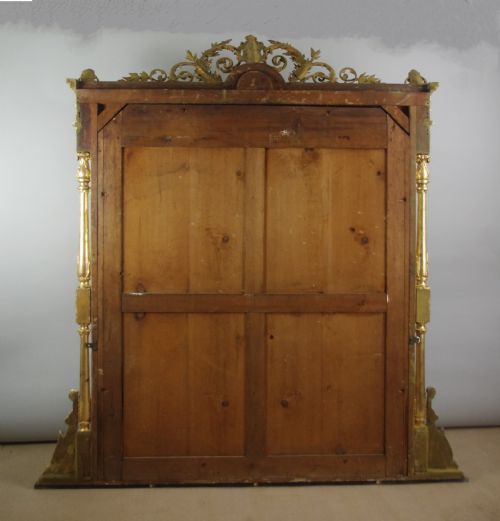 VICTORIAN GILT LARGE OVERMANTLE MIRROR - ADDITIONAL PHOTO 15