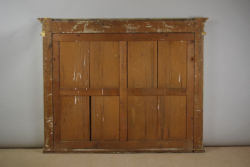 VICTORIAN GILT LARGE ADAM STYLE OVERMANTLE MIRROR - ADDITIONAL PHOTO 9