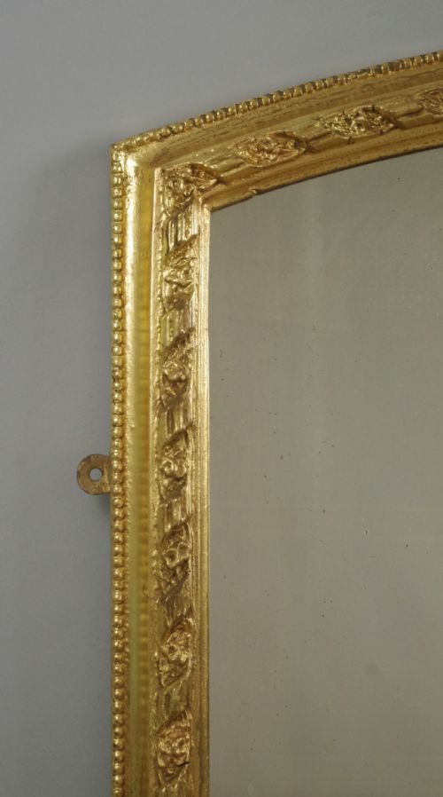 VICTORIAN GILT OVERMANTLE MIRROR - ADDITIONAL PHOTO 2