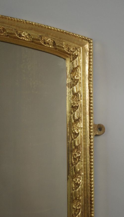 VICTORIAN GILT OVERMANTLE MIRROR - ADDITIONAL PHOTO 3