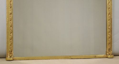 VICTORIAN GILT OVERMANTLE MIRROR - ADDITIONAL PHOTO 6