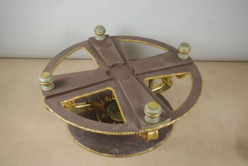 FRENCH PAINTED AND PARCELGILT CENTRE TABLESTAND WITH MARBLE TOP - ADDITIONAL PHOTO 12