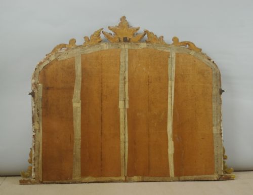 VICTORIAN GILT WOOD ARCH TOP OVERMANTLE MIRROR - ADDITIONAL PHOTO 10