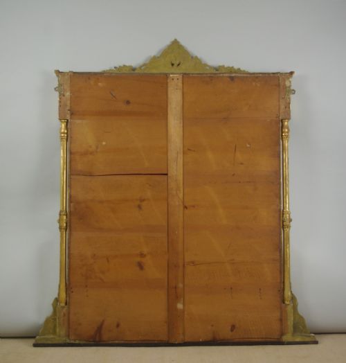 VICTORIAN GILT LARGE OVERMANTLE MIRROR - ADDITIONAL PHOTO 8