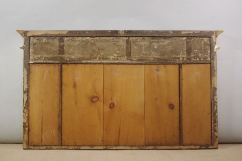 VICTORIAN GILT TRIPLE PLATE OVERMANTLE MIRROR - ADDITIONAL PHOTO 8