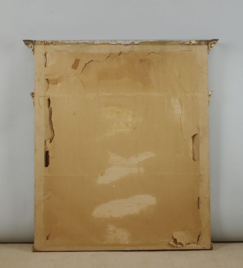 VICTORIAN GILT SMALL OVERMANTLE MIRROR - ADDITIONAL PHOTO 7