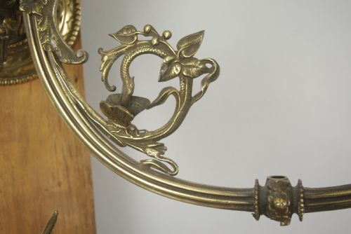PAIR OF DECORATIVE VICTORIAN BRASS WALL LIGHTS - ADDITIONAL PHOTO 11