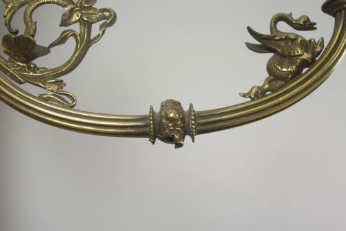 PAIR OF DECORATIVE VICTORIAN BRASS WALL LIGHTS - ADDITIONAL PHOTO 12