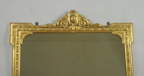 VICTORIAN GILT OVERMANTLE MIRROR - ADDITIONAL PHOTO 1