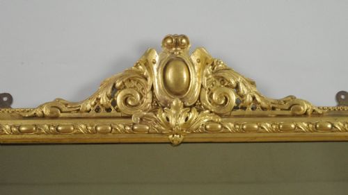 VICTORIAN GILT OVERMANTLE MIRROR - ADDITIONAL PHOTO 2