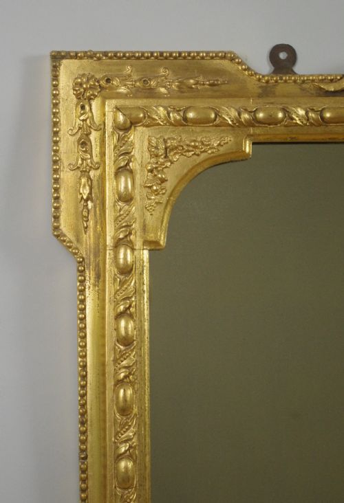 VICTORIAN GILT OVERMANTLE MIRROR - ADDITIONAL PHOTO 3