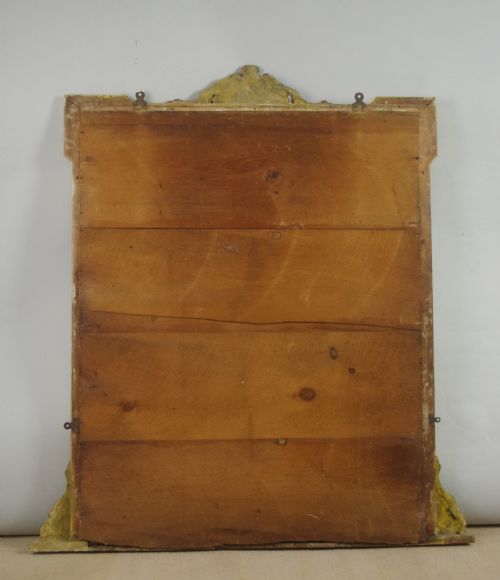 VICTORIAN GILT OVERMANTLE MIRROR - ADDITIONAL PHOTO 8