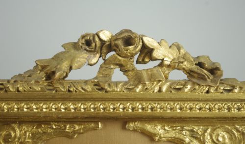 19TH CENTURY GILT FOUR FOLD SCREEN - ADDITIONAL PHOTO 9