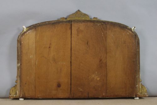 VICTORIAN GILT ARCH TOP OVERMANTLE MIRROR - ADDITIONAL PHOTO 8