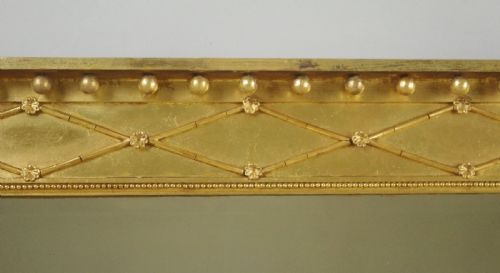 VICTORIAN GILT TRIPLE PLATE OVERMANTLE MIRROR - ADDITIONAL PHOTO 5