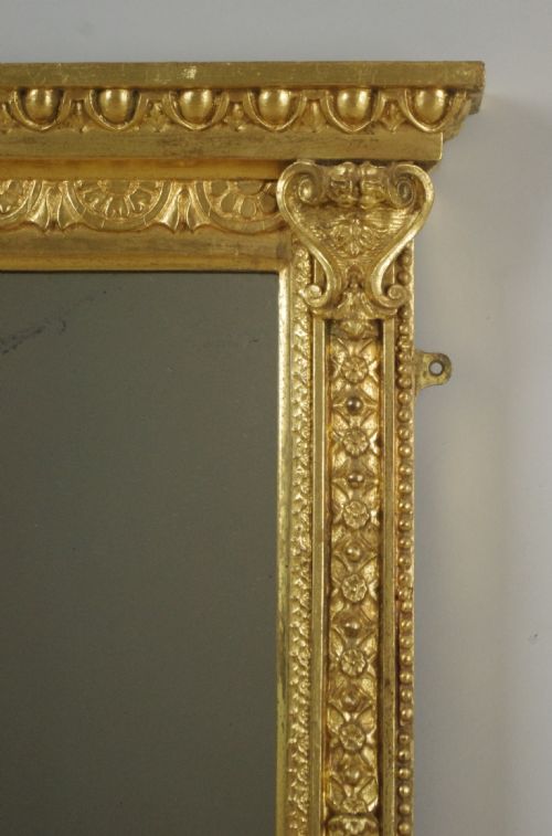 VICTORIAN GILT OVERMANTLE MIRROR - ADDITIONAL PHOTO 4