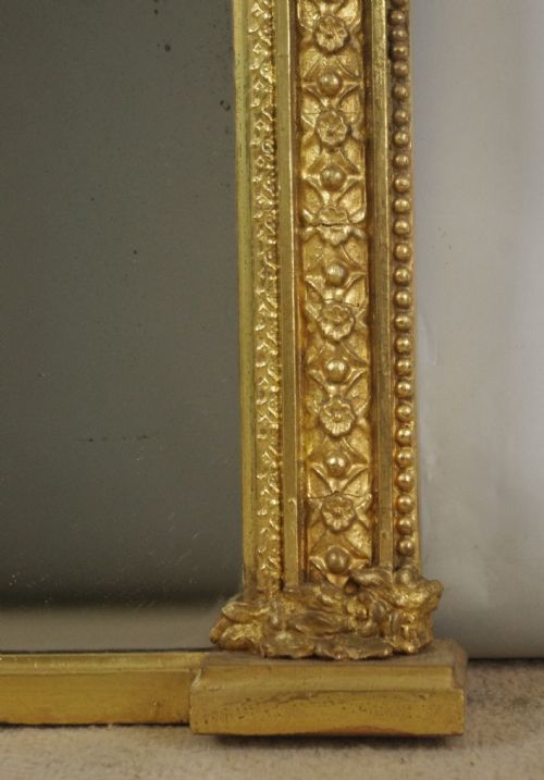 VICTORIAN GILT OVERMANTLE MIRROR - ADDITIONAL PHOTO 7