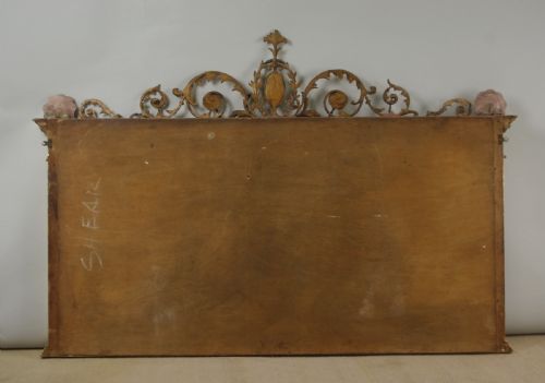 VICTORIAN GILT ADAM STYLE TRIPLE PLATE OVERMANTLE MIRROR - ADDITIONAL PHOTO 10