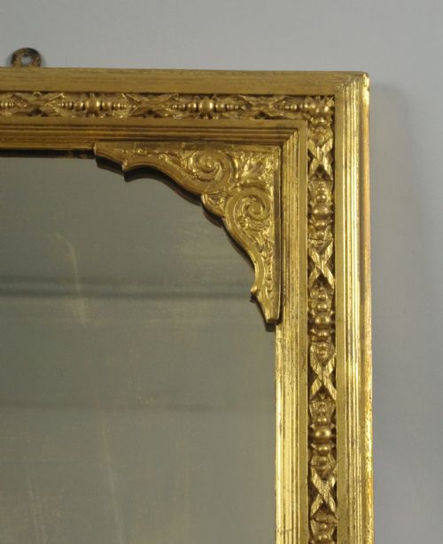 VICTORIAN GILT LARGE OVERMANTLE MIRROR - ADDITIONAL PHOTO 3