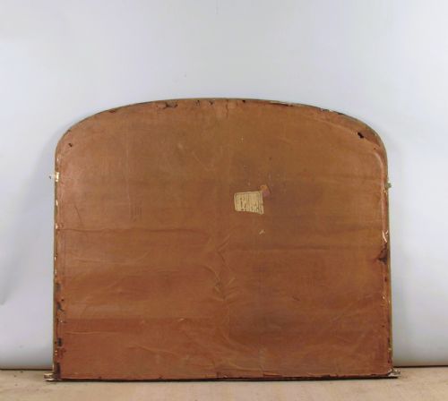 VICTORIAN GILT LARGE ARCH TOP OVERMANTLE MIRROR - ADDITIONAL PHOTO 7