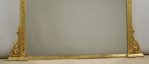 VICTORIAN GILT OVERMANTLE MIRROR - ADDITIONAL PHOTO 7