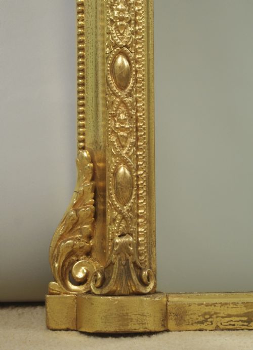 VICTORIAN GILT OVERMANTLE MIRROR - ADDITIONAL PHOTO 5