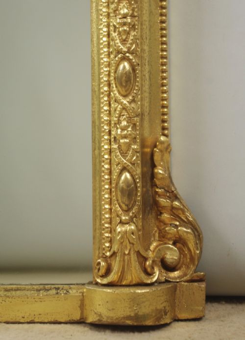 VICTORIAN GILT OVERMANTLE MIRROR - ADDITIONAL PHOTO 6