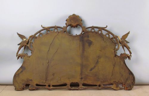 19TH CENTURY CHINESE CHIPPENDALE STYLE GILT WOOD OVERMANTLE MIRROR - ADDITIONAL PHOTO 11