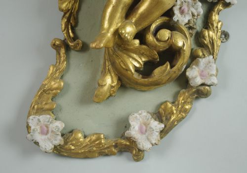 PAIR OF 19TH CENTURY FRENCH GILT PUTTI WALL LIGHTS - ADDITIONAL PHOTO 8