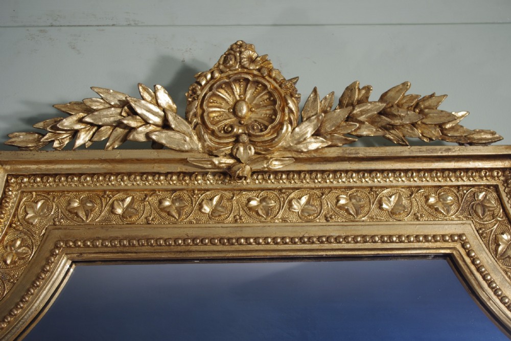Large Victorian Gilt Overmantle Mirror View IV
