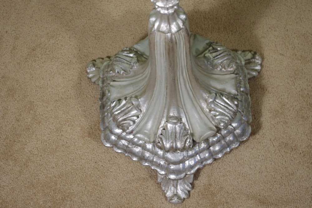French Painted and Silvered Standard Lamp View III