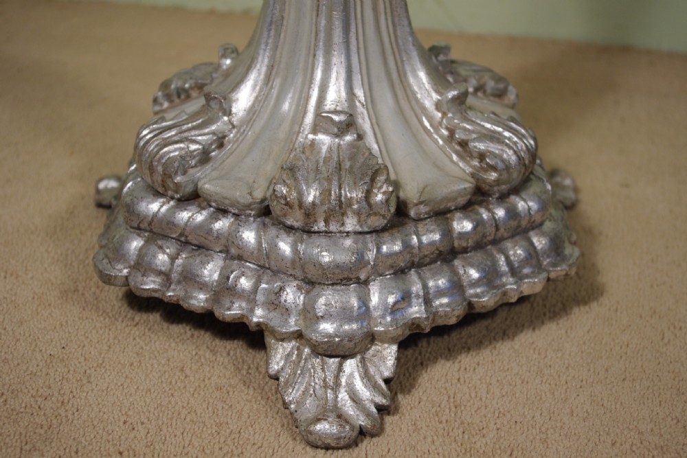 French Painted and Silvered Standard Lamp View IV