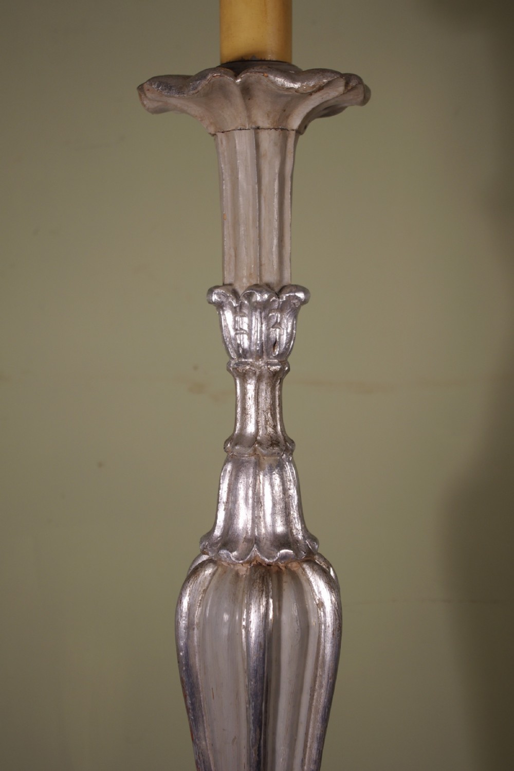 French Painted and Silvered Standard Lamp View VI