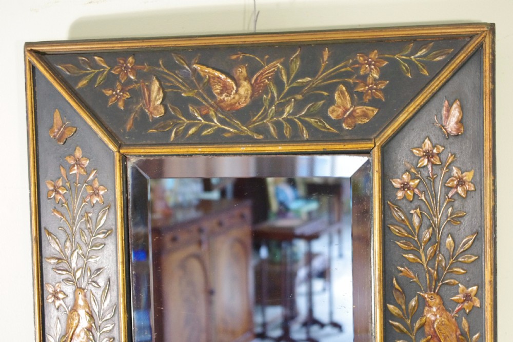 Painted and Parcel-Gilt Wall Mirror View II